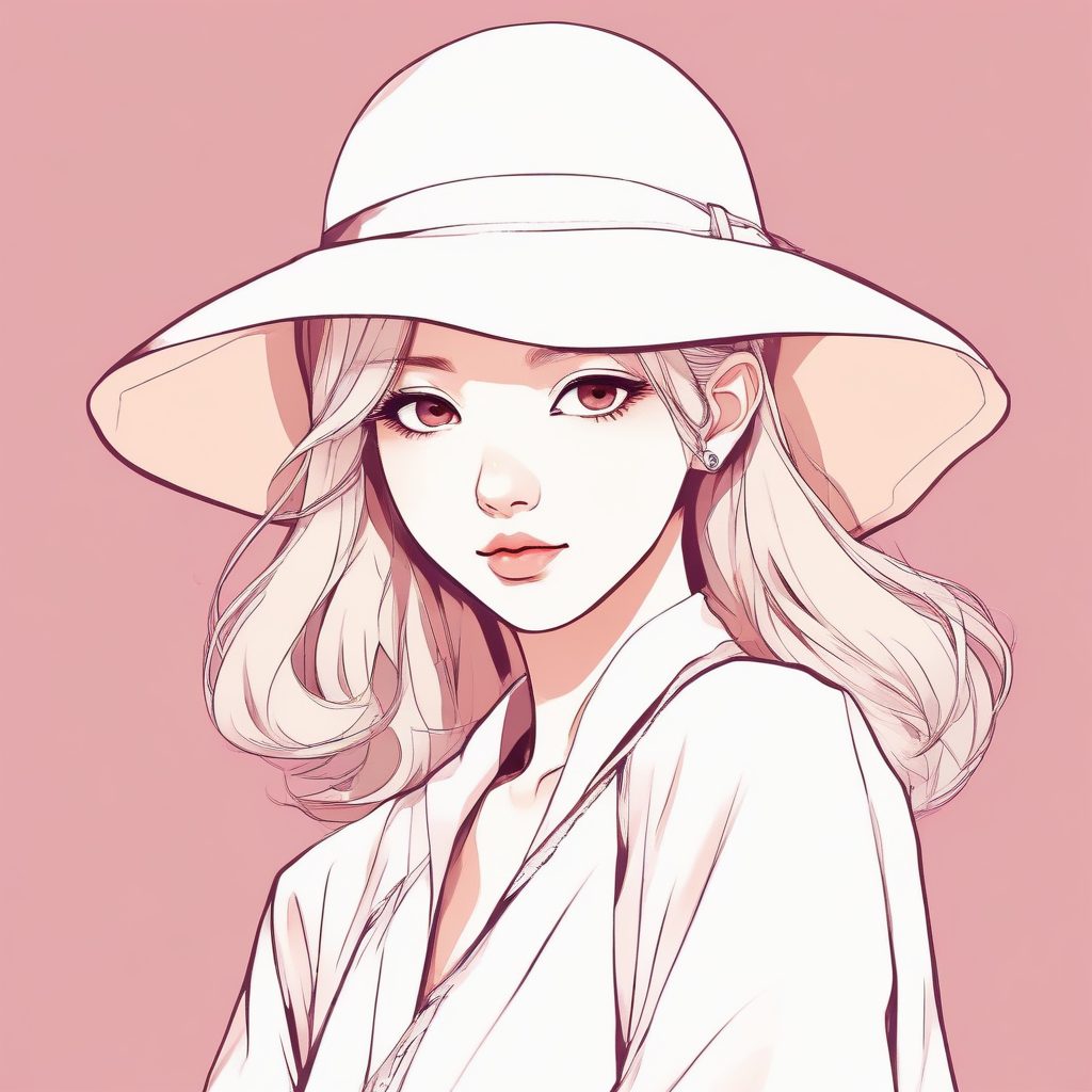 ☀️夏日限定！元气少女插画，干净配色治愈你的夏天！