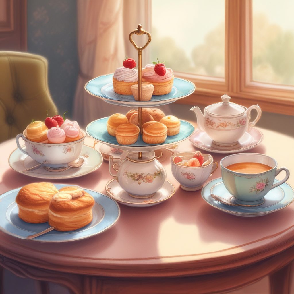 ☕️下午茶治愈系！手绘食物插画，纸张纹理超有质感！