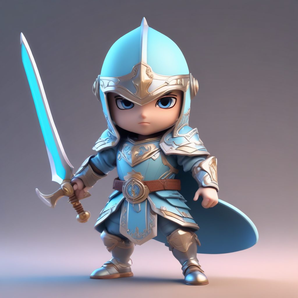 🌬️ 仙侠风！Q版御剑飞行侠客头像，动态姿势，黏土盲盒收藏级