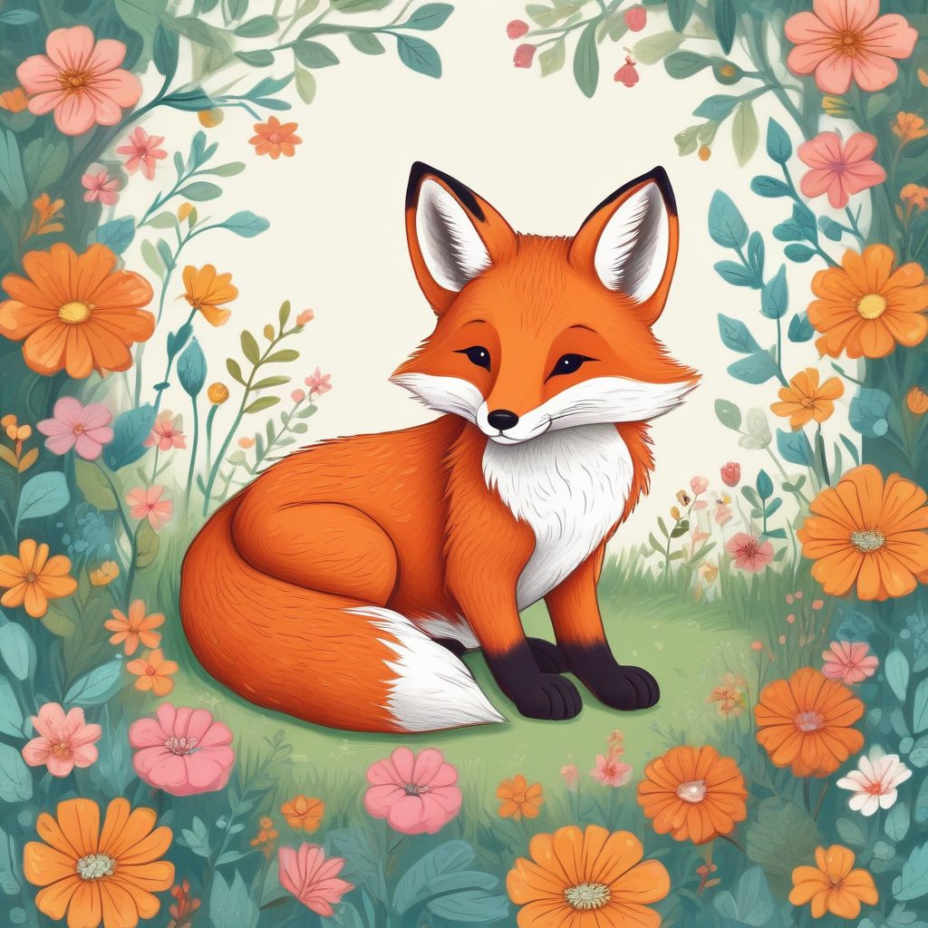 🦊小狐狸的秘密花园！马卡龙色手绘风，做头像绝了！