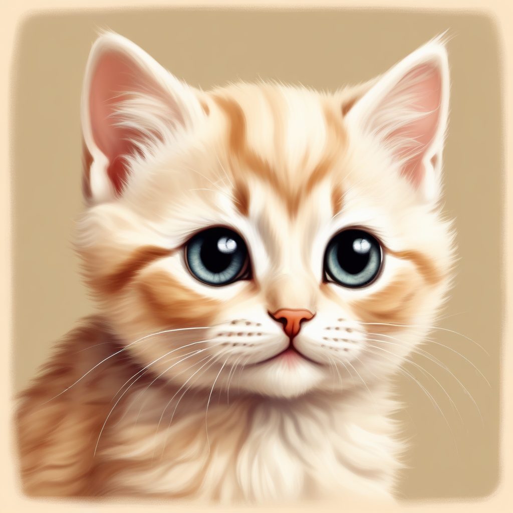 🐱小猫咪头像！超萌彩色铅笔手绘，细节爆棚，做头像绝了！