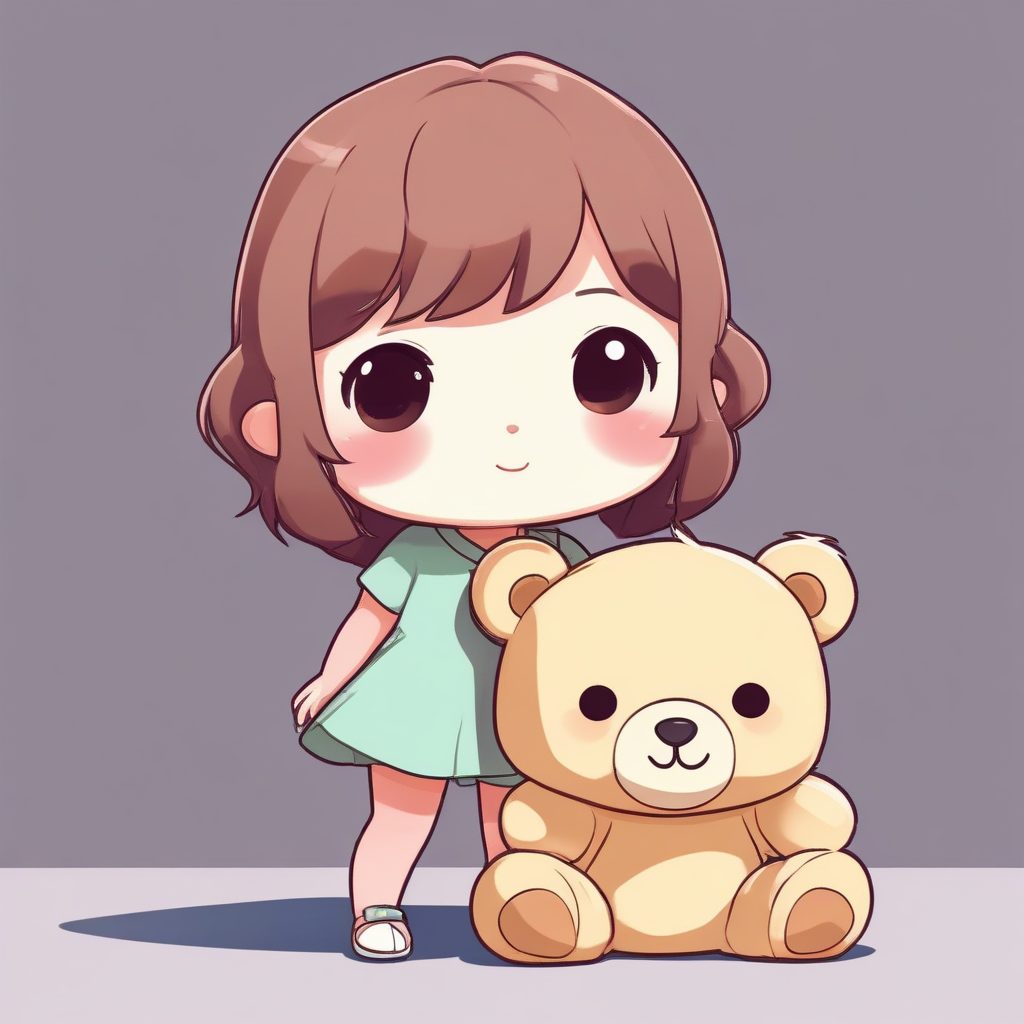 🧸小熊软糖配色！治愈系Q版插画，可爱到融化的手机背景图！