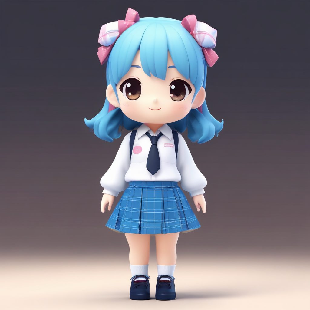 📚校园穿搭天花板！清纯系Q版制服女孩，日系盲盒风壁纸分享