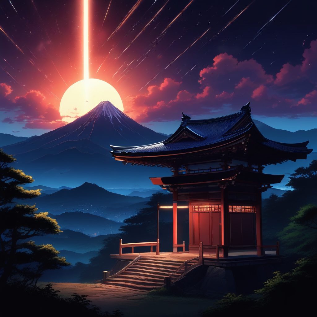 新海诚AI星空画法全攻略：生成震撼《你的名字》流星雨场景