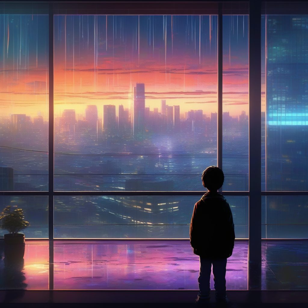 新海诚光影下的雨中少年:AI绘画动漫风格高清壁纸生成教程