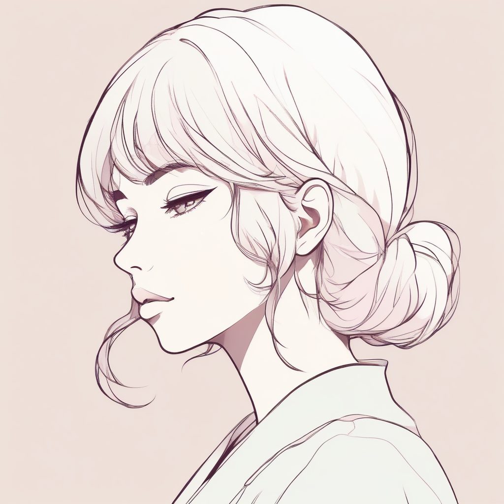 新头像自由！高级感治愈系极简动漫少女头像，超低饱和马卡龙配色