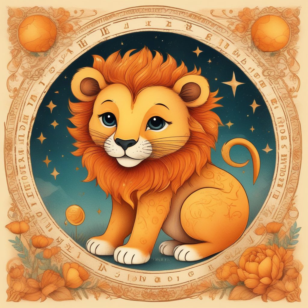 星座系列：狮子座的异想世界，水彩彩铅风，独一无二的专属头像！