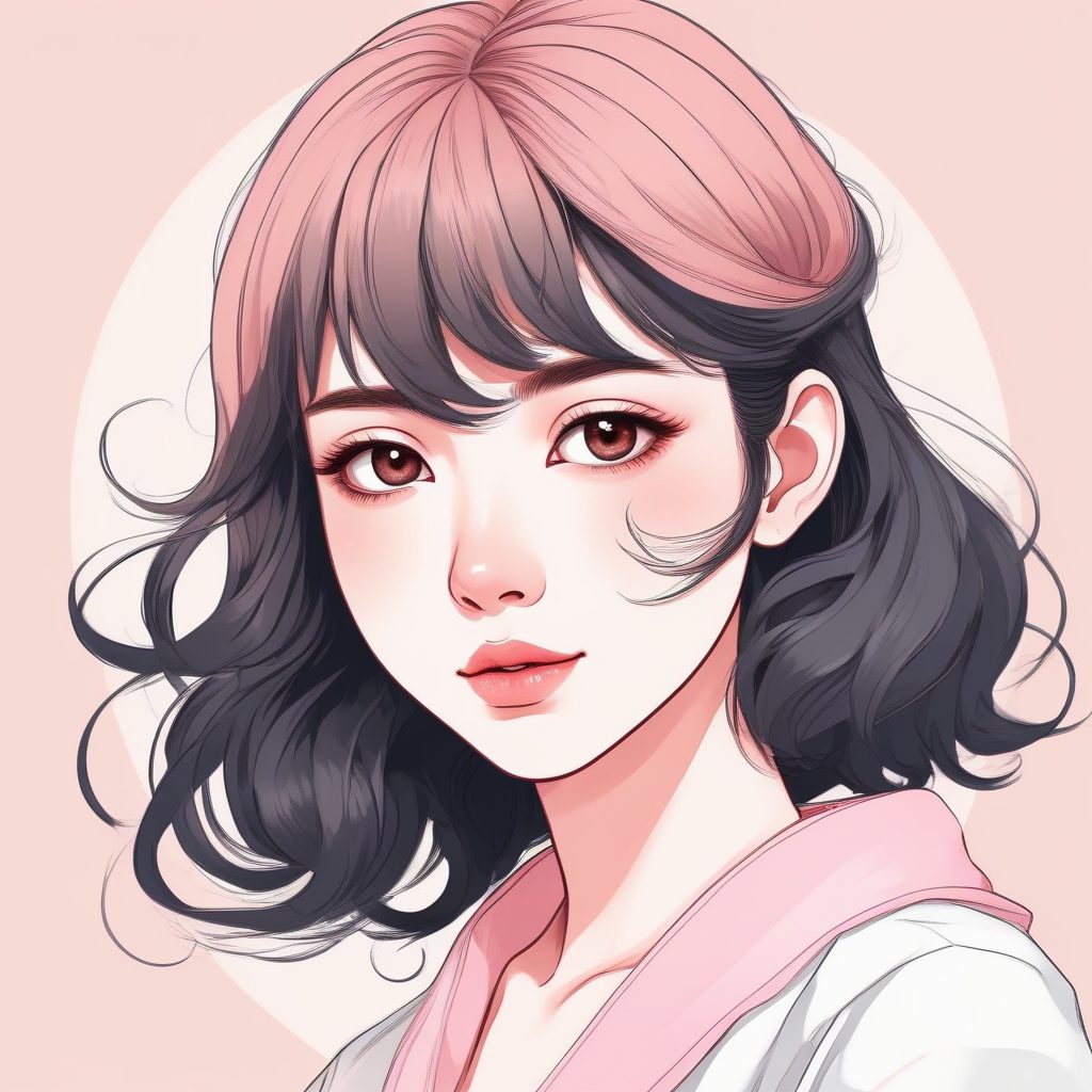 👁️‍🗨️眼神杀！纯净感日系少女肖像：Cel Shading极致简约公式