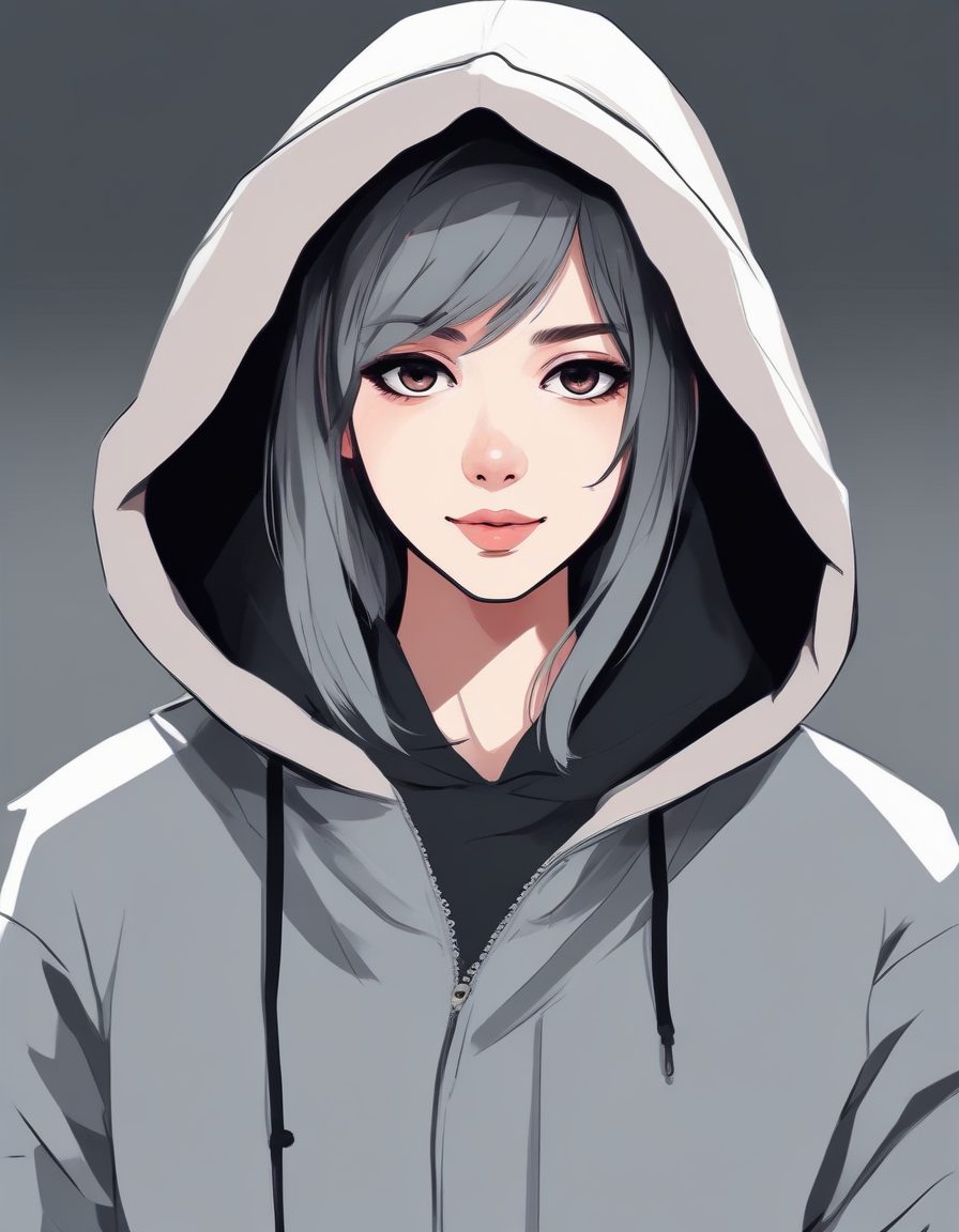 💤慵懒风头像天花板!Oversize卫衣少女,低饱和治愈系