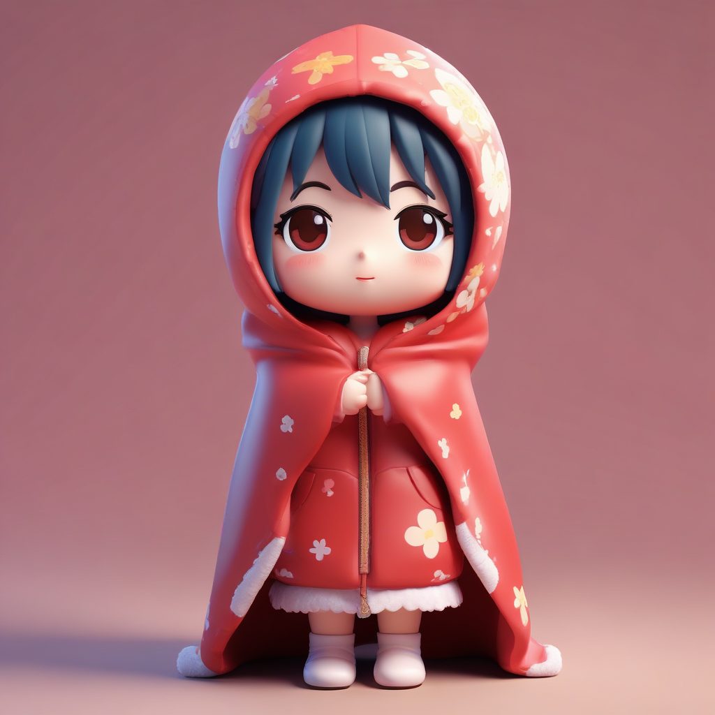 慵懒治愈: 披着毯子打哈欠的Q版睡衣派对提示词