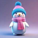 yuan run ke ai q ban sheng dan xue ren 3d mo xing hui tu zhi ling c4d guang xian zhui zong chun se