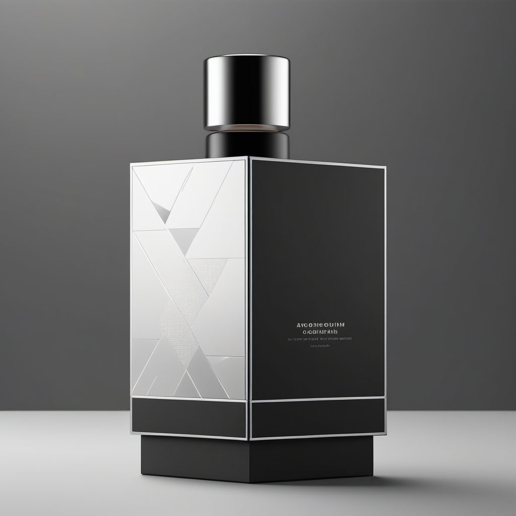 震撼视觉！极简主义奢华香水瓶包装的3D渲染模型设计指南
