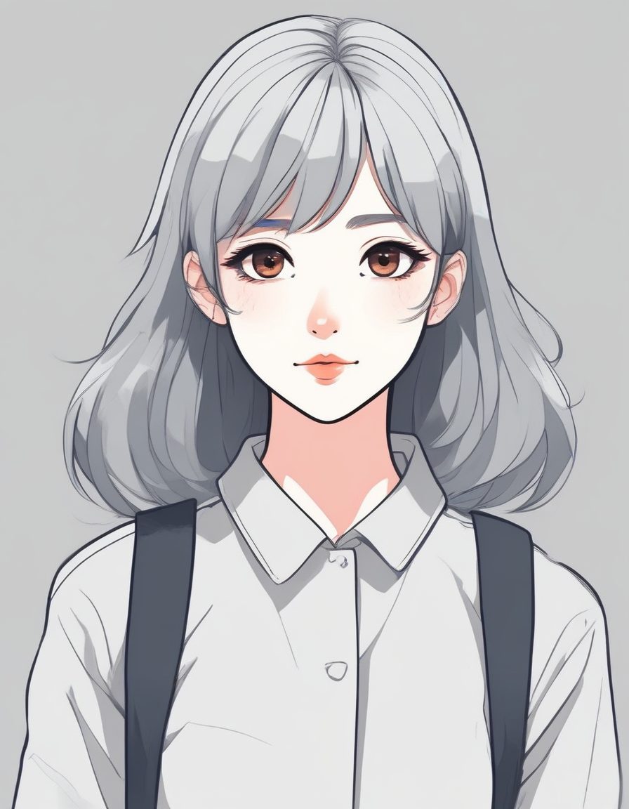 👀直视镜头头像!超强互动感少女,低饱和极简风