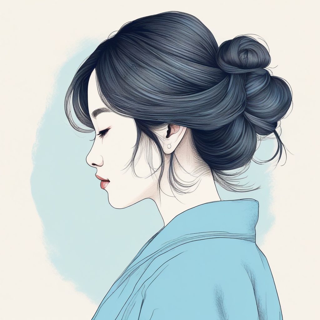 🖼️治愈系壁纸！故事书风格线稿少女，自带柔焦感的神仙配色