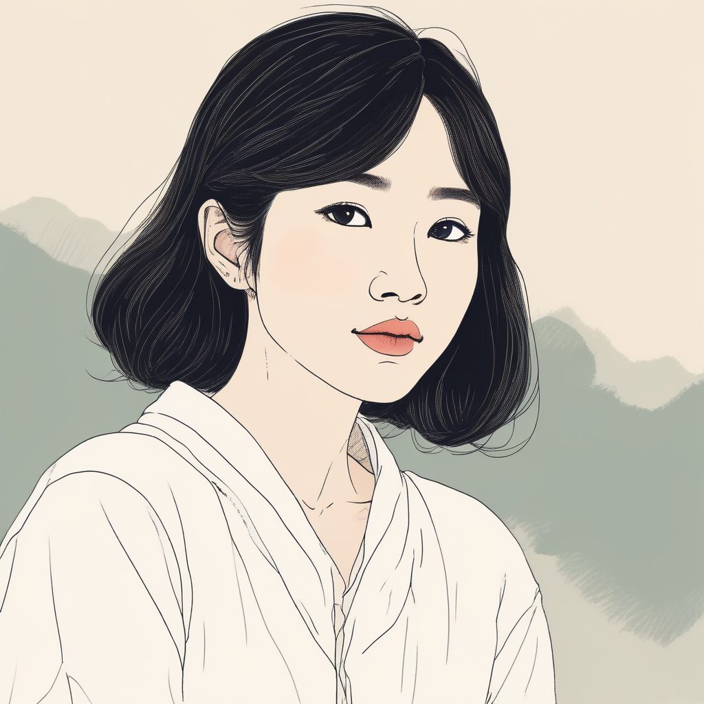 🍵治愈系奶油风！日系少女线稿插画，柔和色调做锁屏壁纸