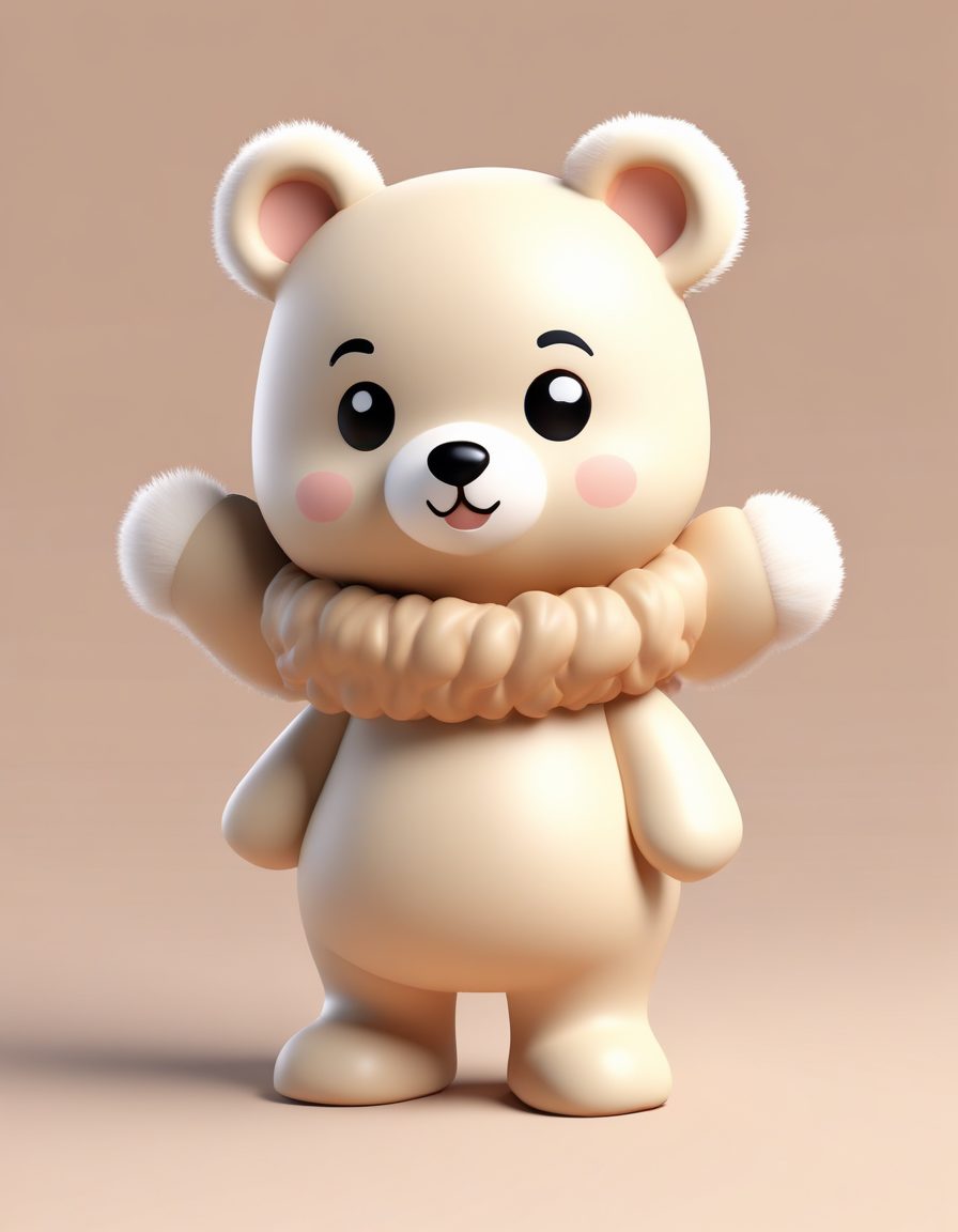 🐻治愈系小熊崽！Pop Mart粘土风Q版全身像，可爱到想抱走！