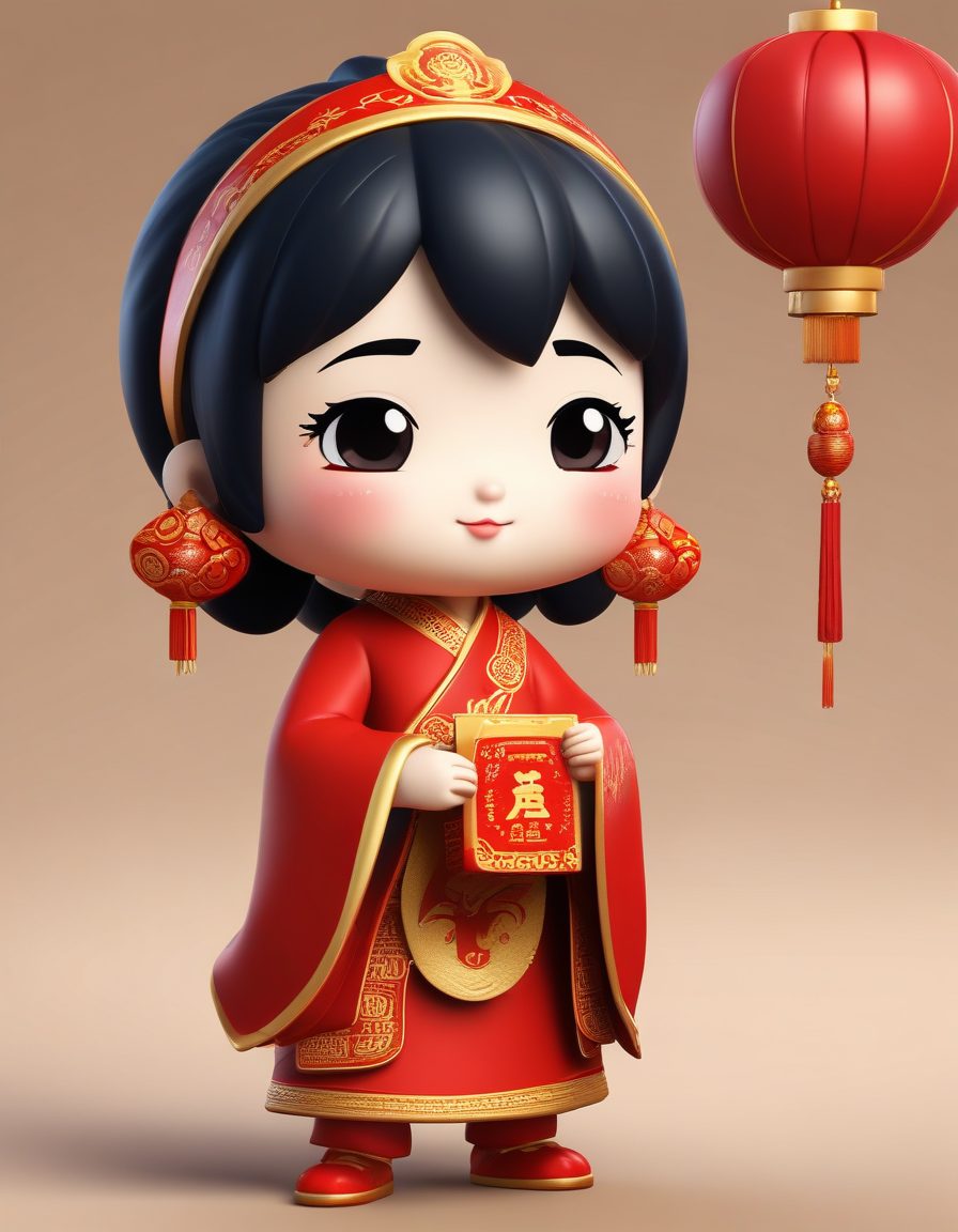 🧧中国风新春：拿着红包的Q版福娃