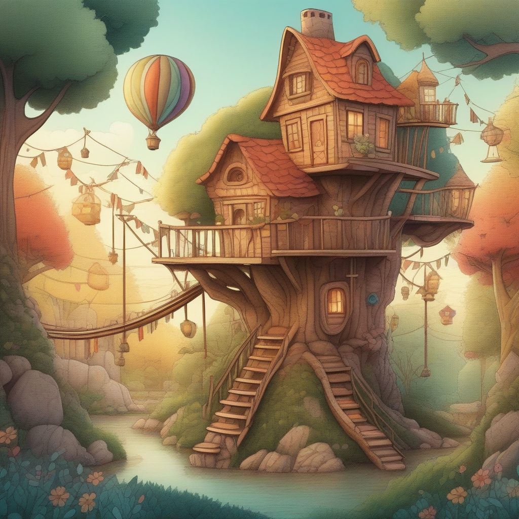 最火的可爱风AI提示词：打造治愈系童话角色手绘图