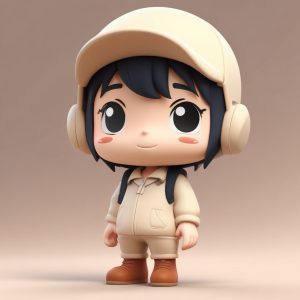 🎨3D软陶质感Q版 | 极简主义盲盒公仔提示词分享🍮