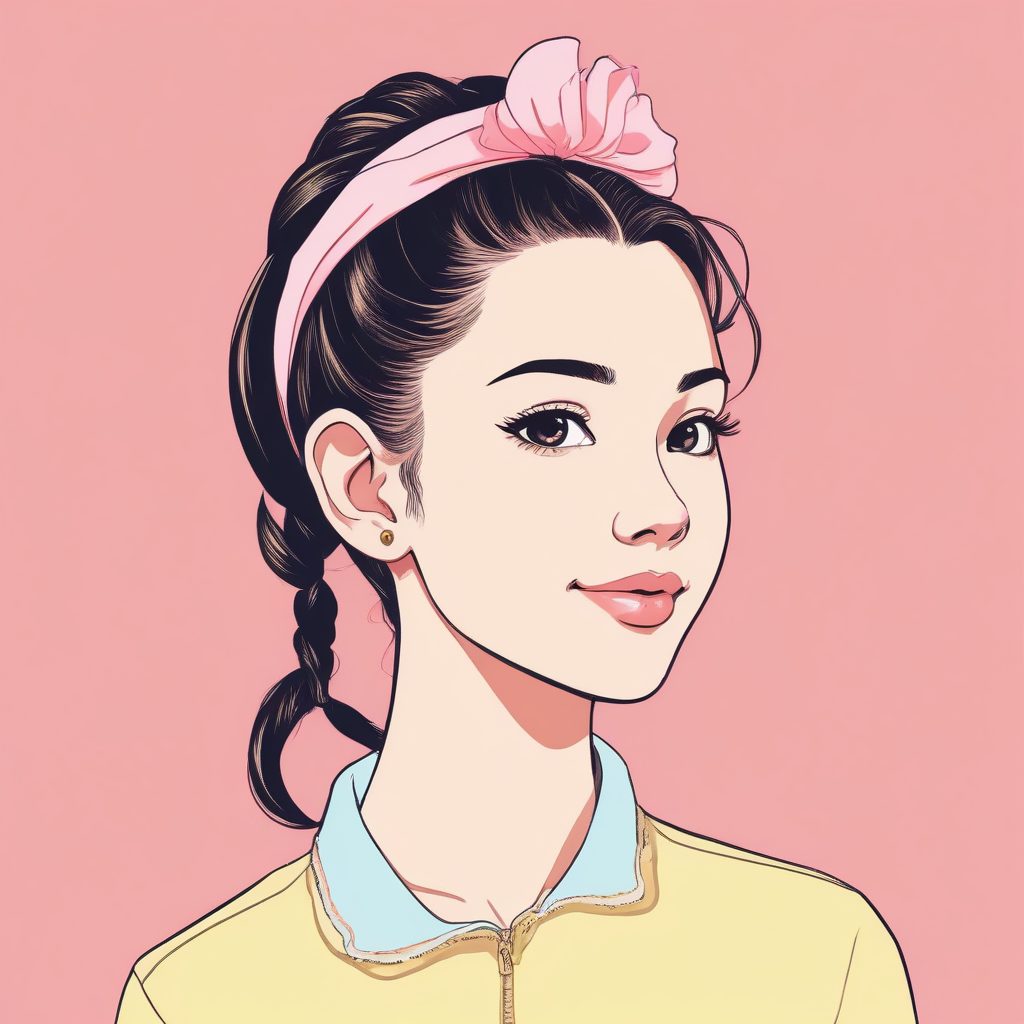 🎀90年代复古甜心！高马尾和宽发带的减龄美学，一秒回到童年！