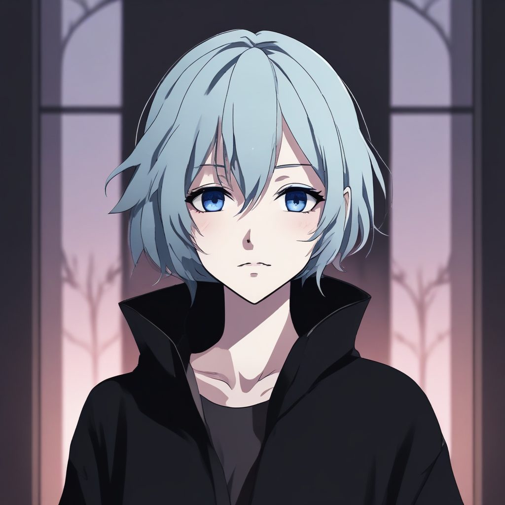 🔥暗黑哥特风日漫肖像 | 极简 Anime 单人头像设计提示词