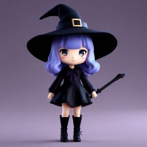 🌙暗黑系甜心！Q版小魔女盲盒：月亮与星星的魔法！