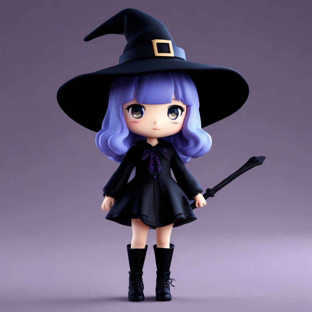 🌙暗黑系甜心！Q版小魔女盲盒：月亮与星星的魔法！