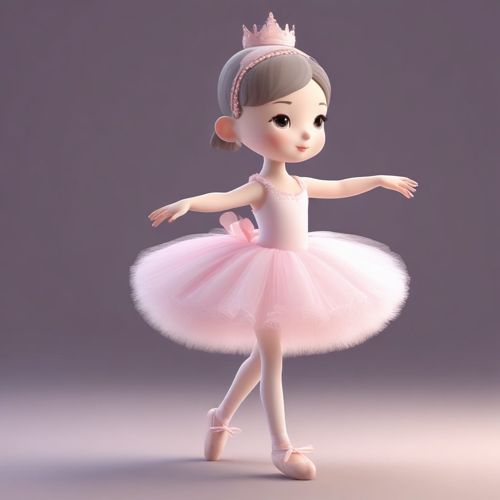 🦢芭蕾风Q版小天鹅：优雅与萌系的完美结合，治愈系粘土娃娃！