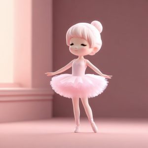 🩰Balletcore芭蕾风Q版：小天鹅软萌全身像，梦幻治愈！🦢