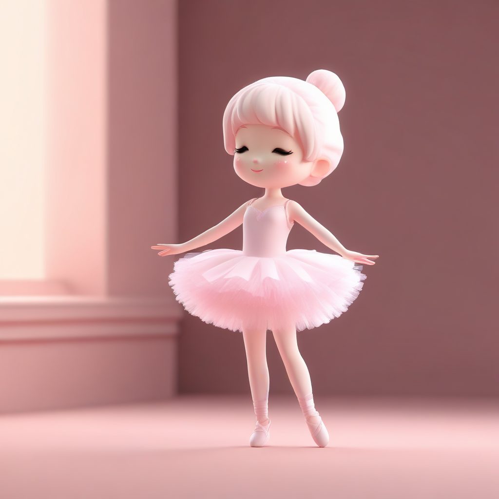 🩰Balletcore芭蕾风Q版：小天鹅软萌全身像，梦幻治愈！🦢