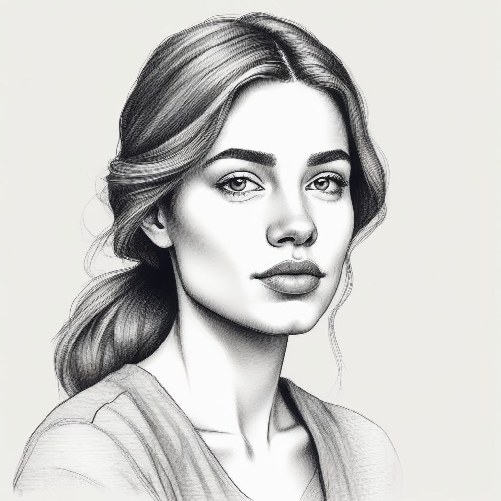 🌲北欧冷淡风！极简高级灰调手绘插画头像Prompt