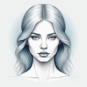 🧊北欧冷淡风手绘头像：高级灰调，冰雪女王的氛围感！