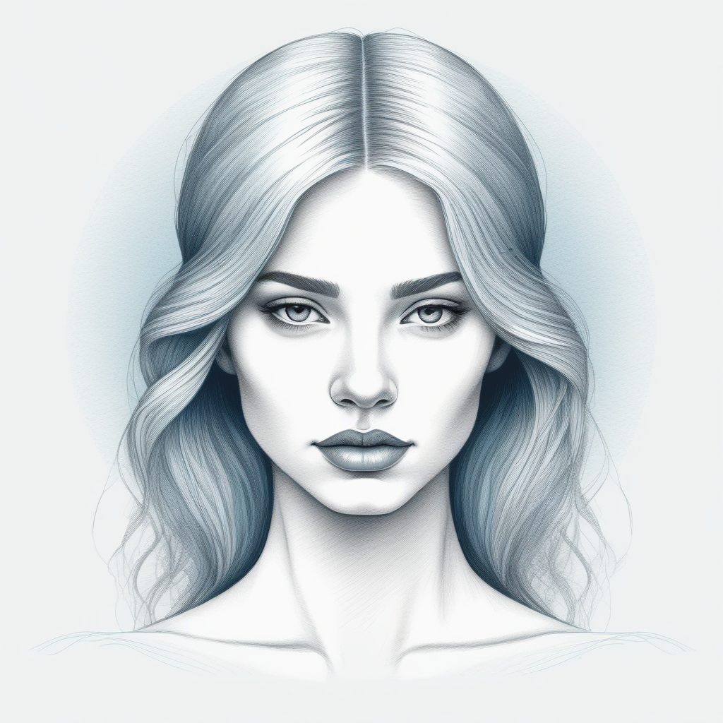 🧊北欧冷淡风手绘头像：高级灰调，冰雪女王的氛围感！
