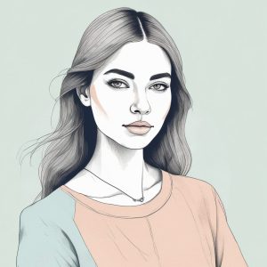 🧊北欧冷淡风手绘头像：高质感的柔和极简美学