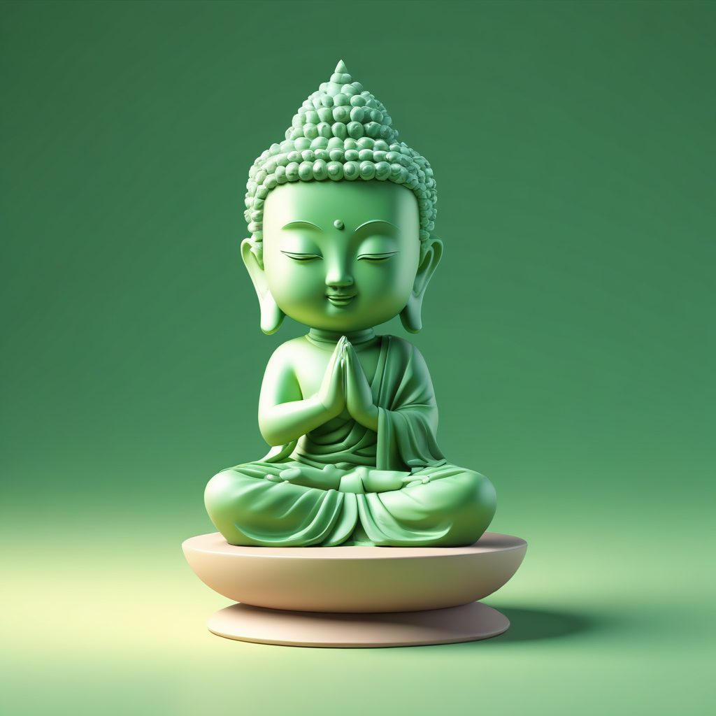 🧘🏻‍♀️禅意敦煌！Q版菩萨头像：ins风极简治愈系