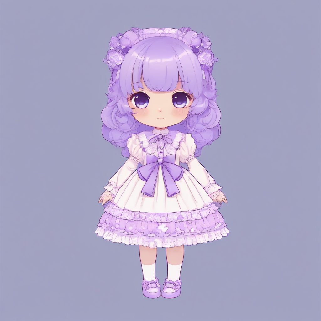 💜超甜洛丽塔：Q版小公主的华丽蕾丝裙，治愈系甜宠风！