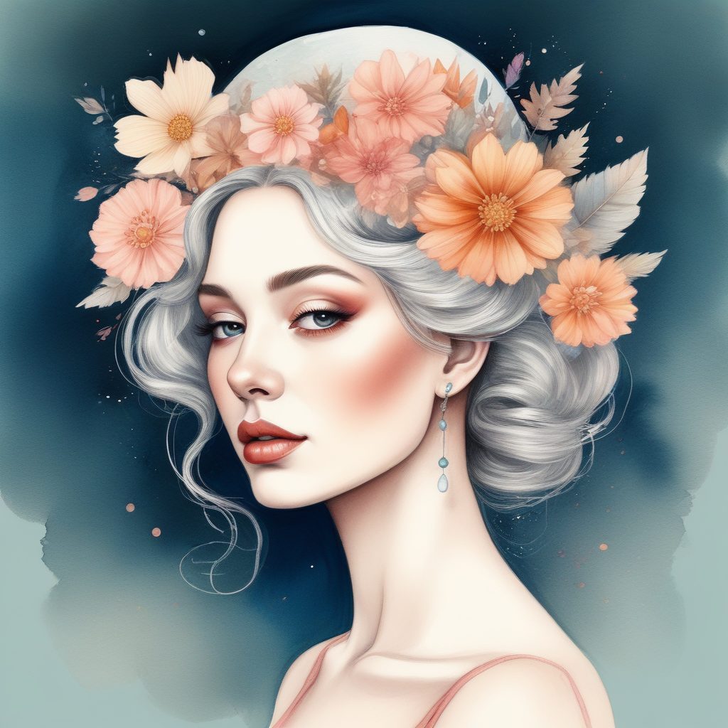 🌌超现实主义梦幻插画！把星星摘下来送给你～