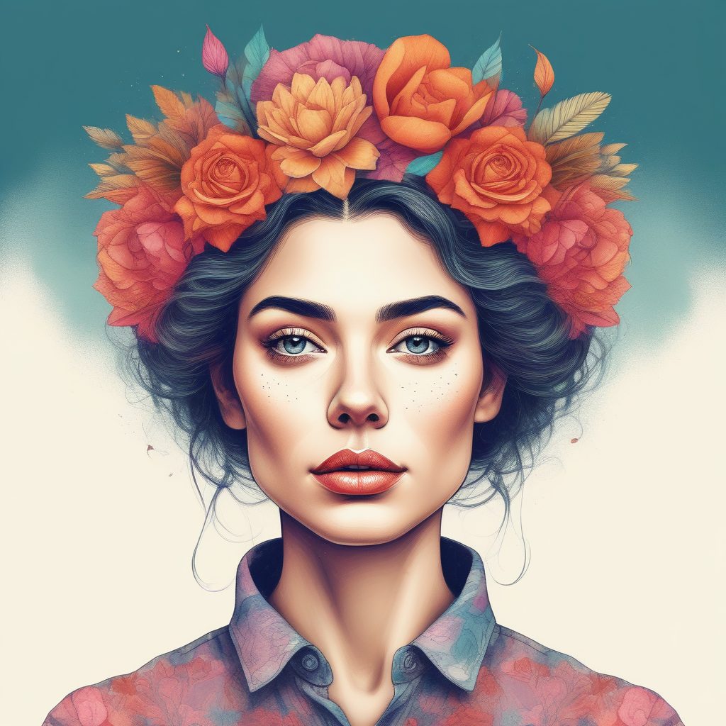 🌌超现实主义梦幻肖像｜极简手绘的奇幻色彩之旅！