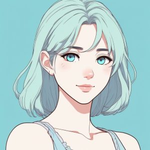 💧纯欲天花板！极简线条治愈系动漫头像公式！