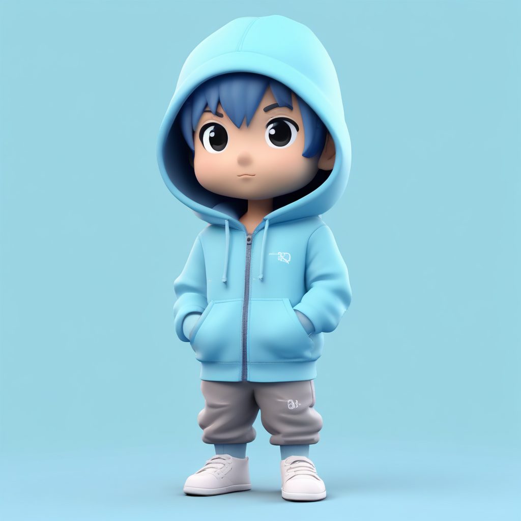 🛹 CityBoy日系街头少年！帅酷Q版男生盲盒提示词！