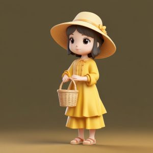 🌾Cottagecore田园Q版 | 软萌牧歌风女孩头像！👒