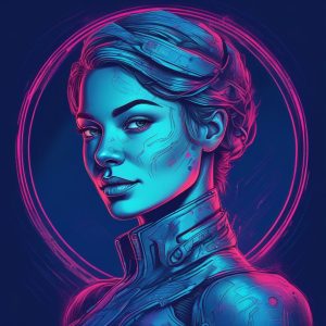 👾当赛博朋克遇上手绘！极致反差美学头像🔥 Neon光影绝了