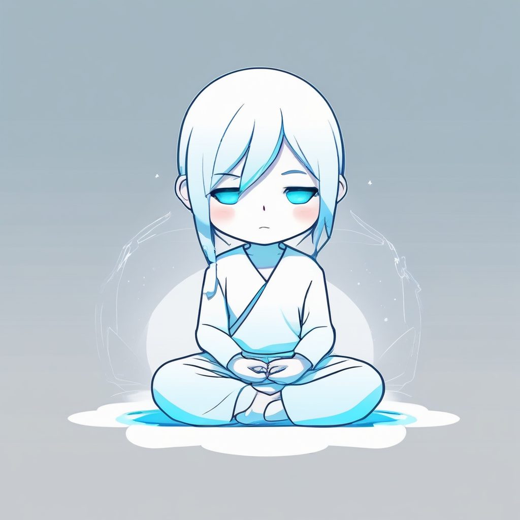 🧘‍♀️电子禅意! 高级极简风Q版头像｜线条美学拉满！