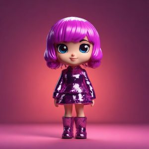 ✨Disco闪耀Q版：流苏亮片与夸张耳环，派对女王！