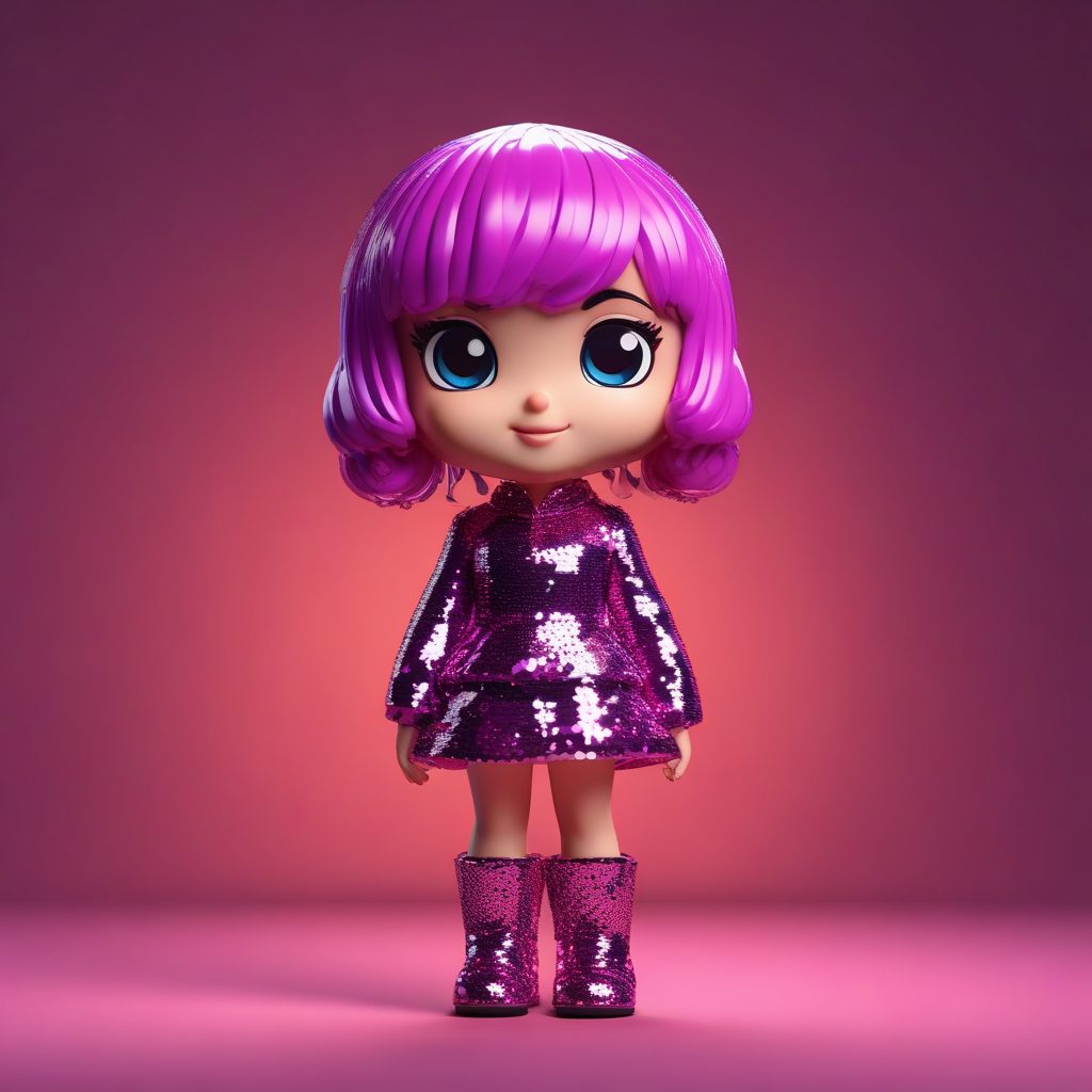 ✨Disco闪耀Q版：流苏亮片与夸张耳环，派对女王！