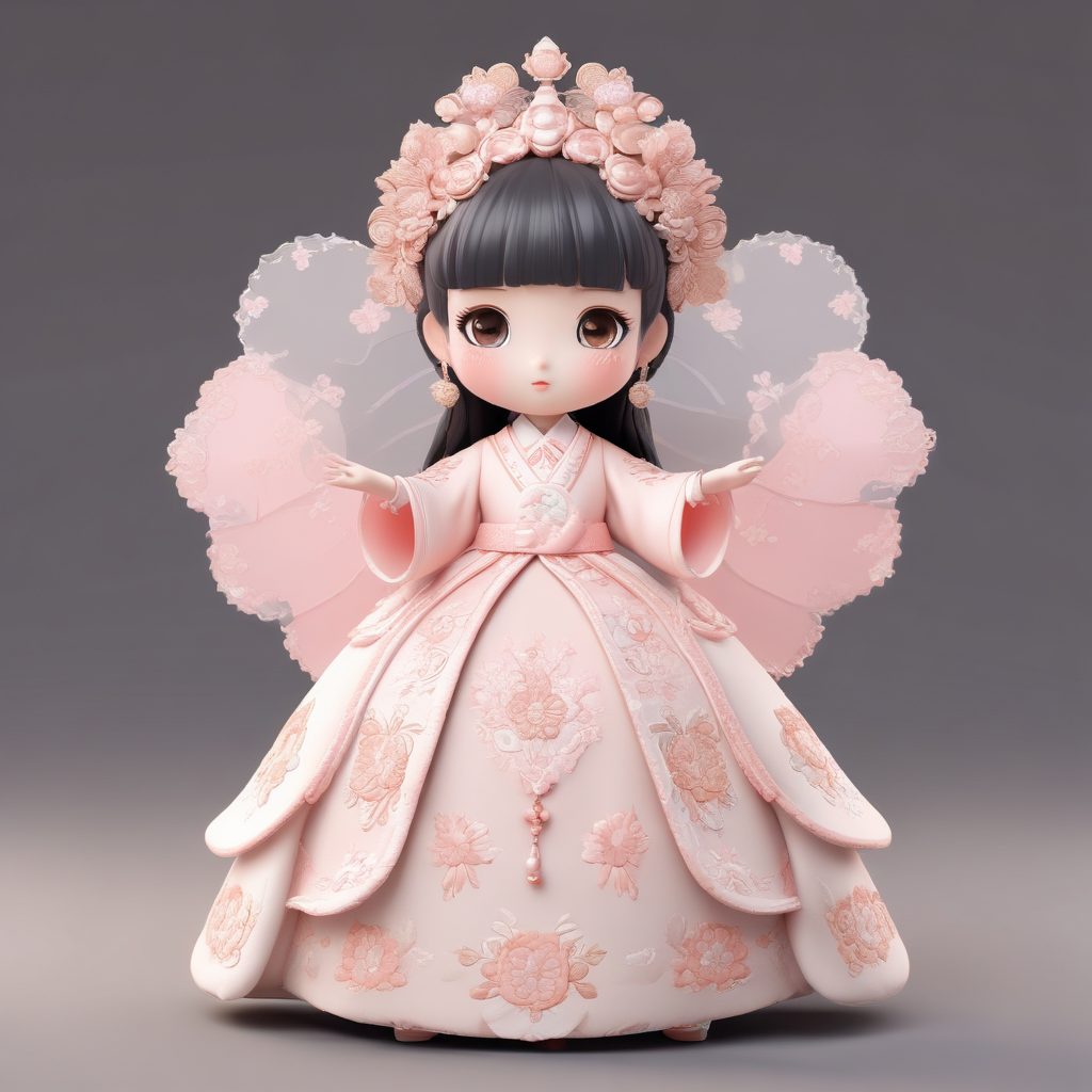 🌸东方国风洛丽塔：汉元素融合，云纹刺绣美绝了！