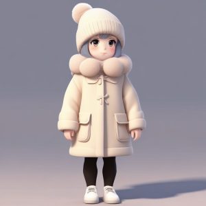 ❄️冬日恋歌Q版：羊羔毛外套女孩，超暖治愈系头像！