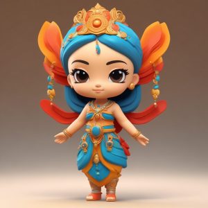 🏮敦煌飞天Q版：异域风情粘土盲盒，这配色绝了！🧡