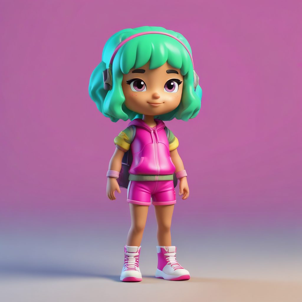 🎉多巴胺！Q版高饱和撞色风格，元气少女头像来袭！