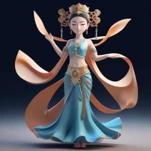 飞天神女Q版化！✨敦煌风盲盒公仔，仙气飘飘的东方美学！